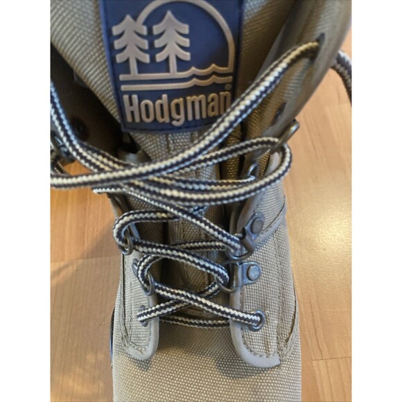 Hodgman Light Weight Wading Shoes Ankle Boots Size 8‎ M Beige Lace Up - Picture 13 of 14